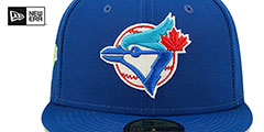 Blue Jays 1992 WS CITRUS POP Royal-Yellow Fitted Hat by New Era - 3rd View