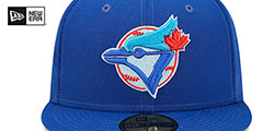 Blue Jays 1993 WS CLOUD-UNDER Royal Fitted Hat by New Era - 3rd View