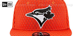 Blue Jays 2017 MLB HOME RUN DERBY SNAPBACK Orange Hat by New Era - 3rd View