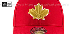 Blue Jays 2018 JULY 4TH STARS N STRIPES FLEX Red Hat by New Era - 3rd View