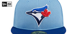 Blue Jays 2024 BATTING PRACTICE Fitted Hat by New Era - 3rd View