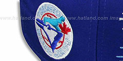 Blue Jays COOP SAILTIP SNAPBACK Royal-Sky Hat by New Era - 3rd View