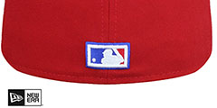 Blue Jays COOPERPACK Red-Royal Fitted Hat by New Era - 3rd View