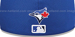 Blue Jays MLB DIAMOND ERA 59FIFTY Royal BP Hat by New Era - 3rd View