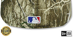 Blue Jays MLB TEAM-BASIC Realtree Camo Fitted Hat by New Era - 3rd View