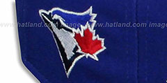 Blue Jays SAILTIP SNAPBACK Royal-Grey Hat by New Era - 3rd View