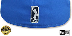 Blue NBA G-LEAGUE Blue Fitted Hat by New Era - 3rd View