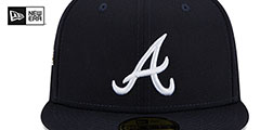 Braves 1995 WORLD SERIES SIDE-PATCH UP Fitted Hat by New Era - 3rd View