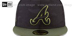 Braves 2018 MEMORIAL DAY STARS N STRIPES Hat by New Era - 3rd View