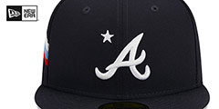 Braves 2023 MLB ALL-STAR GAME WORKOUT Fitted Hat by New Era - 3rd View