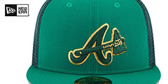 Braves 2023 ST PATRICKS DAY Hat by New Era - 3rd View