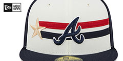 Braves 2024 MLB ALL-STAR WORKOUT Fitted Hat by New Era - 3rd View