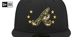 Braves 2024 ARMED FORCES STARS N STRIPES Hat by New Era - 3rd View