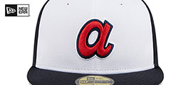 Braves 2024 BATTING PRACTICE Fitted Hat by New Era - 3rd View