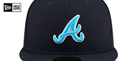 Braves 2024 FATHERS DAY Fitted Hat by New Era - 3rd View