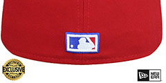 Braves COOPERPACK Red-Royal Fitted Hat by New Era - 3rd View