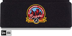 Braves RETRO-CUFF Knit Beanie by New Era - 3rd View