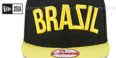 Brazil BOLDLY SNAPBACK Hat by New Era - 3rd View