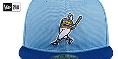 Brewers 2024 BATTING PRACTICE Fitted Hat by New Era - 3rd View