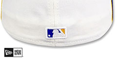 Brewers COOPERSTOWN PINWHEEL White-Royal Fitted Hat - 3rd View