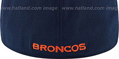 Broncos 2014 NFL ALT DRAFT FLEX Navy Hat by New Era - 3rd View