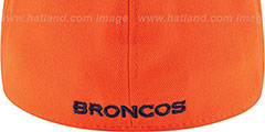 Broncos 2014 NFL DRAFT FLEX Orange Hat by New Era - 3rd View