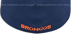 Broncos 2014 NFL STADIUM FLEX Navy Hat by New Era - 3rd View