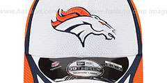 Broncos 2014 NFL TRAINING FLEX White Hat by New Era - 3rd View