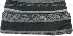 Broncos 2014 STADIUM Grey-Grey Knit Beanie Hat by New Era - 3rd View