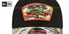 Broncos 2021 SALUTE-TO-SERVICE FLEX Black-Desert Hat by New Era - 3rd View