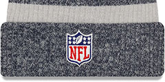 Broncos 2022 NFL THROWBACK SIDELINE Knit Beanie Hat by New Era - 3rd View