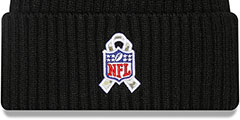 Broncos 2022 SALUTE-TO-SERVICE Knit Beanie Hat by New Era - 3rd View