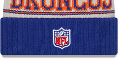 Broncos 2023 HISTORIC SIDELINE Knit Beanie Hat by New Era - 3rd View