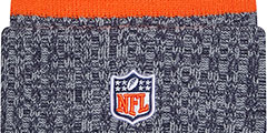 Broncos 2023 SIDELINE Knit Beanie Hat by New Era - 3rd View