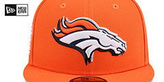 Broncos 2024 NFL DRAFT Orange Fitted Hat by New Era - 3rd View