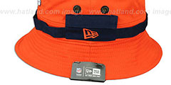 Broncos ADVENTURE Orange Bucket Hat by New Era - 3rd View