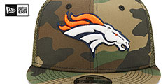 Broncos ARMY CAMO TRUCKER Hat by New Era - 3rd View