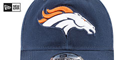 Broncos CORE-CLASSIC STRAPBACK Navy Hat by New Era - 3rd View