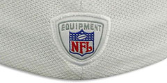 Broncos EQUIPMENT-FLEX White-Navy Hat by Reebok - 3rd View