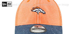 Broncos GW RUGGED CANVAS STRAPBACK Orange-Navy Hat by New Era - 3rd View