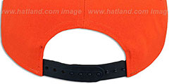 Broncos HEATHER-REFLECT SNAPBACK Grey-Orange Hat by New Era - 3rd View