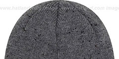 Broncos HEATHERED-SPEC Grey Knit Beanie Hat by New Era - 3rd View