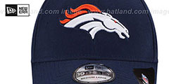 Broncos NFL 3X SUPER BOWL CHAMPS FLEX Navy Hat by New Era - 3rd View