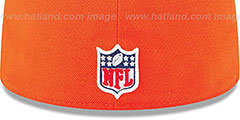 Broncos NFL BCA Orange-Navy Fitted Hat by New Era - 3rd View