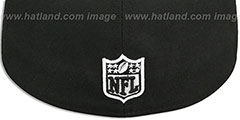 Broncos NFL TEAM-BASIC Black-White Fitted Hat by New Era - 3rd View