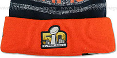 Broncos SUPER BOWL 50 CHAMPS Knit Beanie Hat by New Era - 3rd View