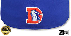 Broncos THROWBACK NFL SHIELD-BASIC Royal Fitted Hat by New Era - 3rd View