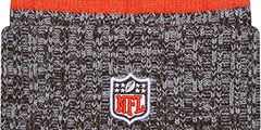 Browns 2023 SIDELINE Knit Beanie Hat by New Era - 3rd View