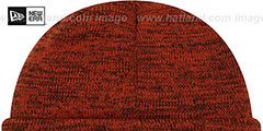 Browns BEVEL Orange-Brown Knit Beanie Hat by New Era - 3rd View