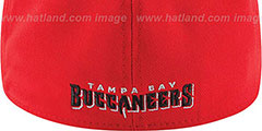 Buccaneers 2014 NFL DRAFT FLEX Red Hat by New Era - 3rd View